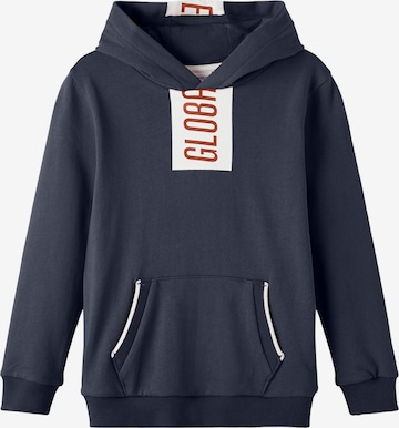 NAME IT Sweatshirt 'Nasper' i blå: forside