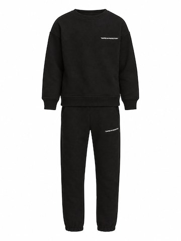 GrimelangeOdjeća za vježbanje 'GRIMELANGE Rundhals-Sweatshirt-Hosen-Set' - crna boja