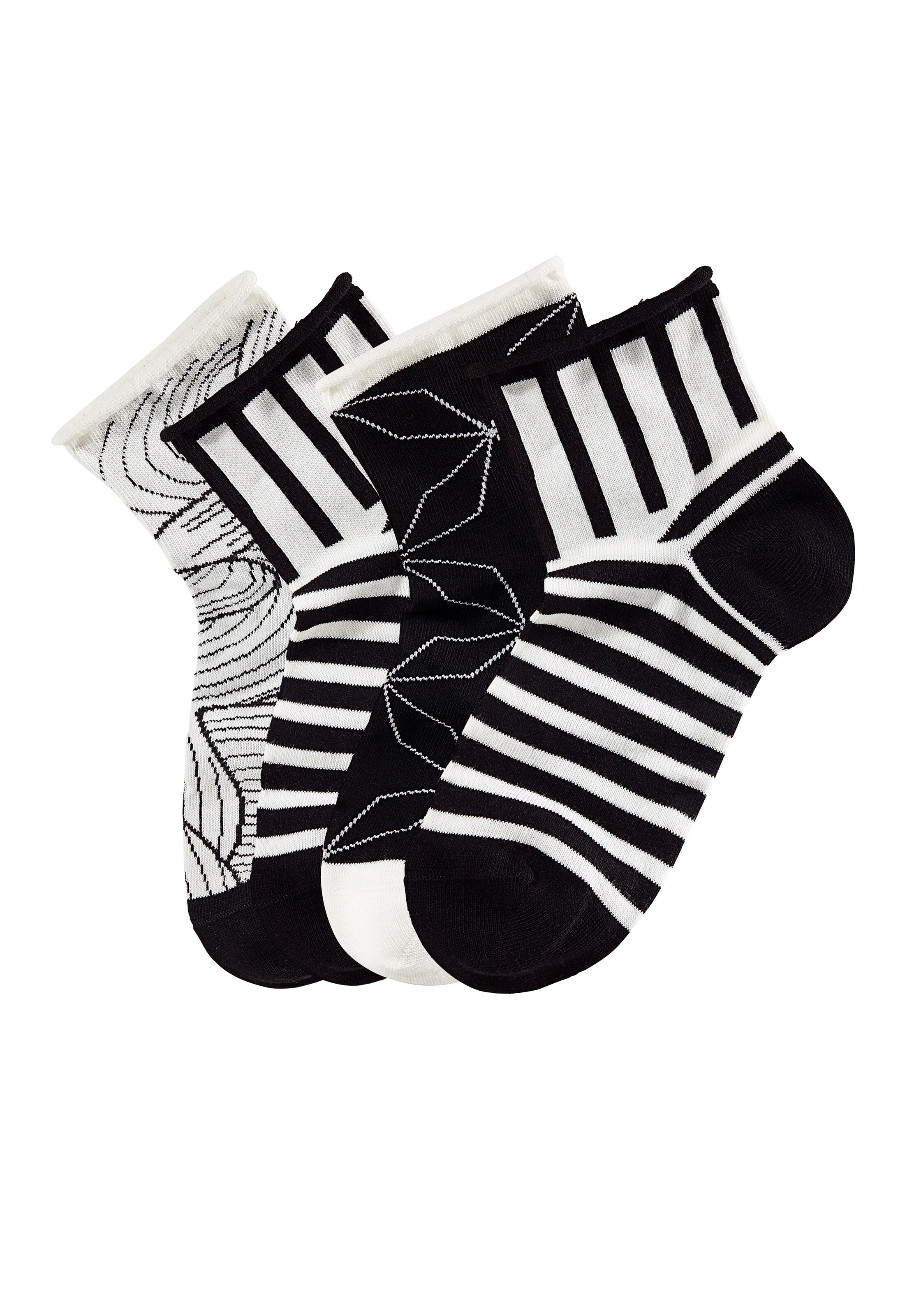 H.I.S Socks in Black: front