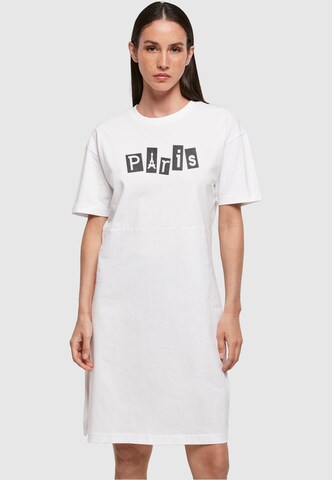 Merchcode Dress 'Paris' in White: front