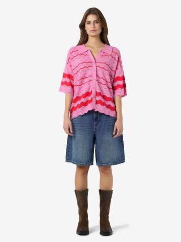 Cardigan Noisy may en rose