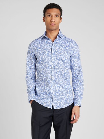 SEIDENSTICKER Regular fit Button Up Shirt 'New Kent' in Blue: front