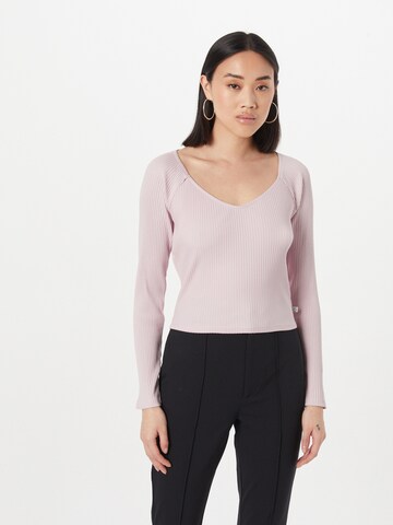 QS Shirt in Roze: voorkant