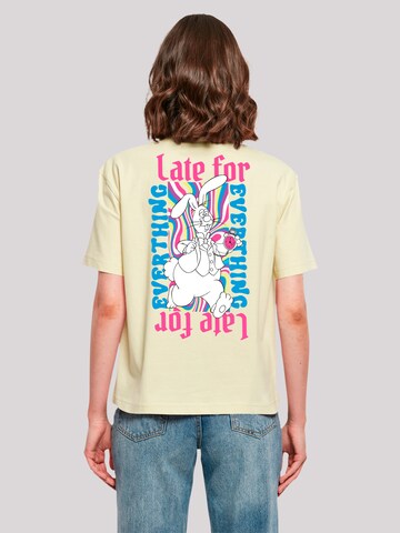 F4NT4STIC Shirt 'Alice im Wunderland Heroes of Childhood' in Yellow