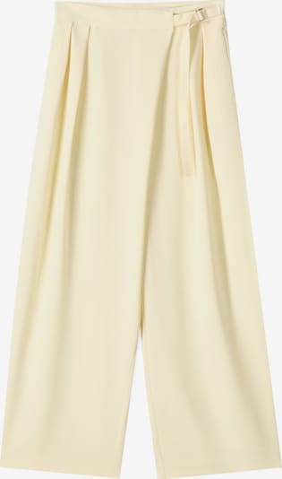 Bershka Hlače s naborima u svijetložuta, Pregled proizvoda