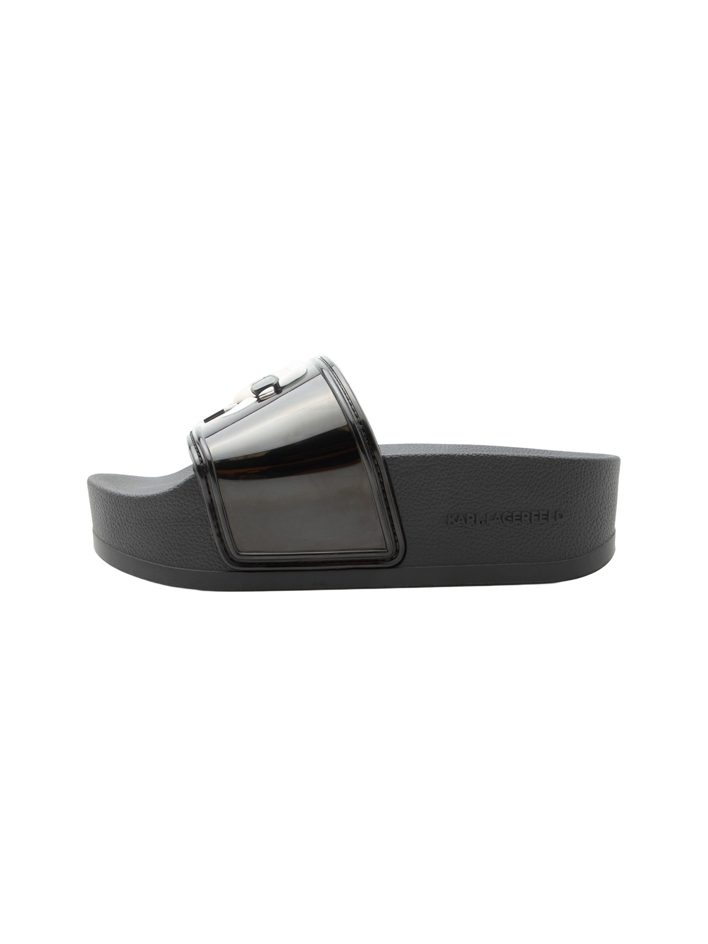Karl Lagerfeld Sandalen met riem in Wit