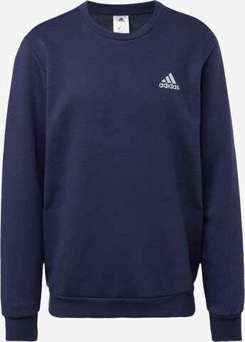 Sweat de sport 'Essentials' ADIDAS SPORTSWEAR en bleu : devant