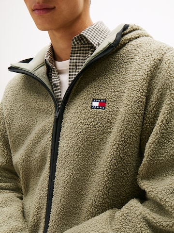 Tommy Jeans Флисовая куртка в Зеленый