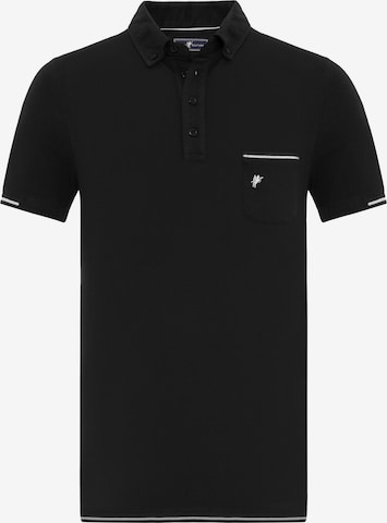 DENIM CULTURE Μπλουζάκι 'LUCIUS' σε μαύρο: μπροστά