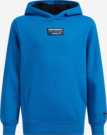 WE Fashion Sweatshirt in Blue: front