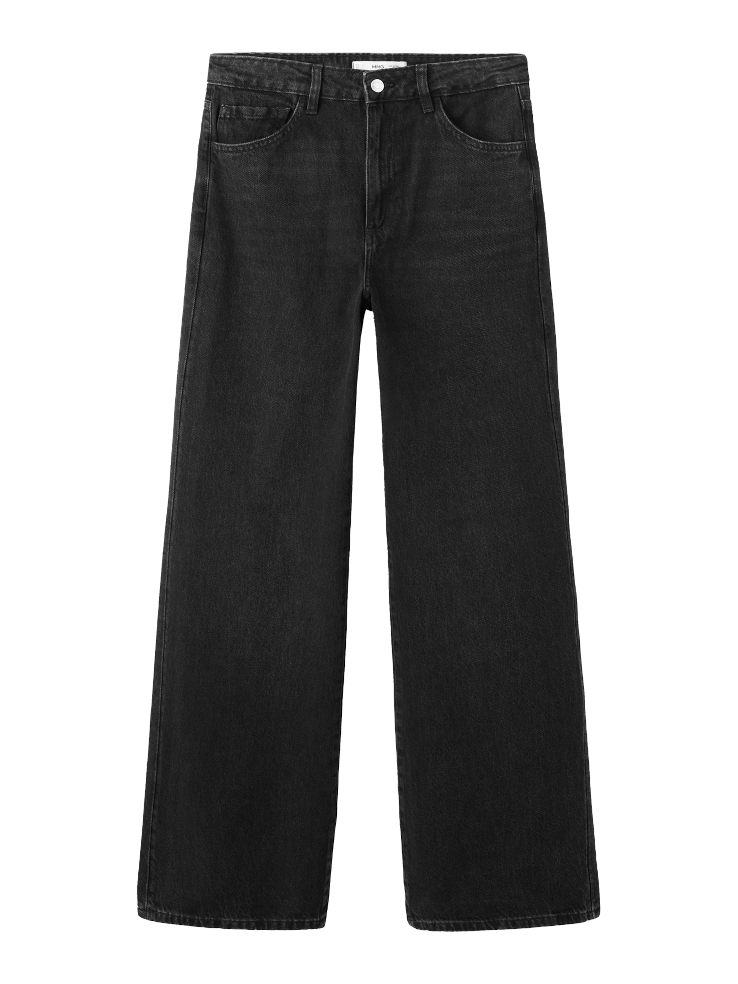 MANGO Flared Jeans 'DANILA' in Schwarz: Vorderseite
