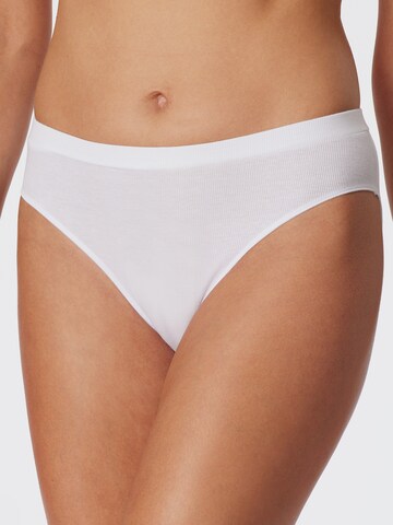 SCHIESSER Panty 'Pure Rib' in White: front