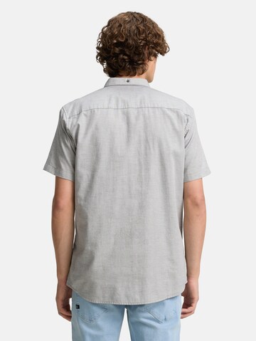 TOM TAILOR DENIM Regular Fit Hemd in Grau