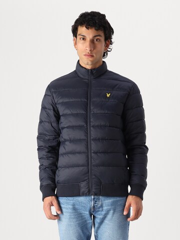 Lyle & Scott Winterjas in Blauw: voorkant