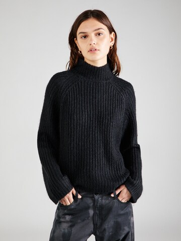 Pullover 'Nell' di PIECES in nero: frontale