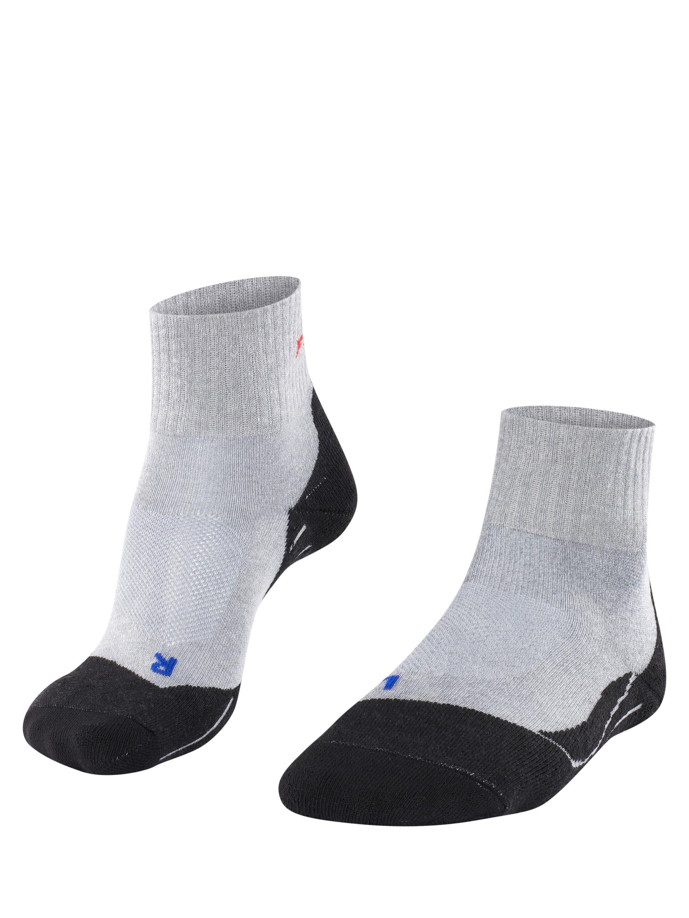 FALKE Athletic Socks 'TK2 Explore Cool Short' in Grey: front