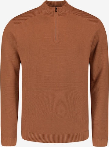 No Excess Trui in Bruin: voorkant