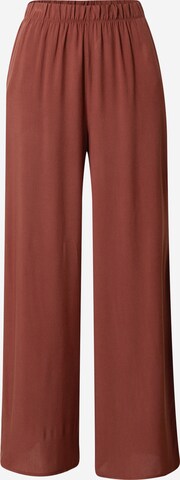 Pantalon 'Liz' ABOUT YOU en marron : devant