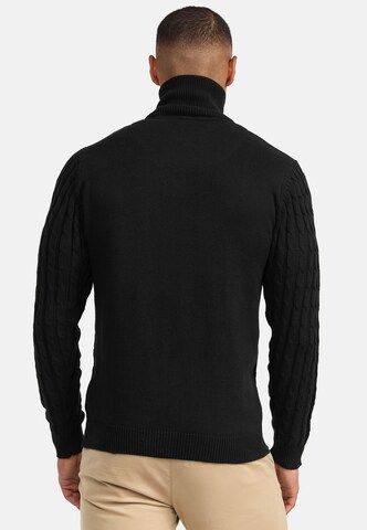 INDICODE JEANS Trui 'Hector' in Zwart