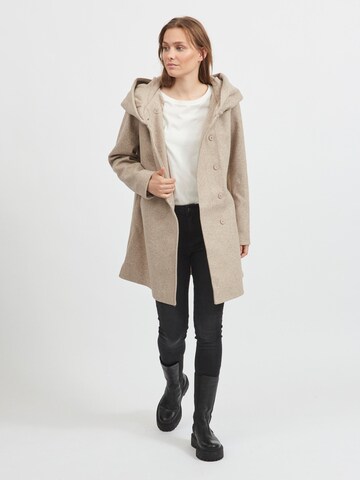 VILA Between-Seasons Coat 'Camua' in Beige