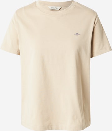 GANT - Camiseta en beige: frente