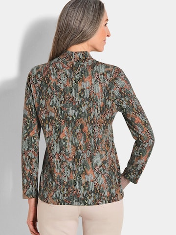 Goldner Shirt in Grün