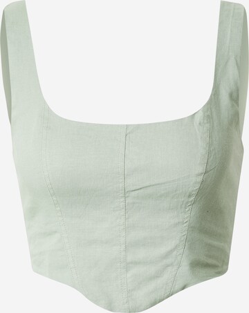 Cotton On - Top en verde: frente