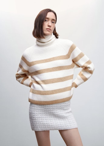 Pull-over 'Merlin' MANGO en beige : devant