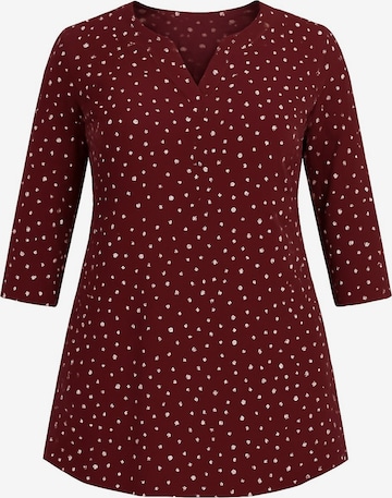 Shape Of You Bluse in Rot: Vorderseite
