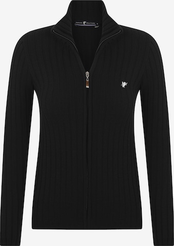 DENIM CULTURE Knit Cardigan 'Yuliana' in Black: front