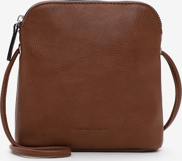Emily & Noah Shoulder bag 'Emma' in Brown: front