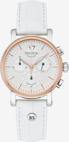 Bruno Söhnle Analog Watch in White: front