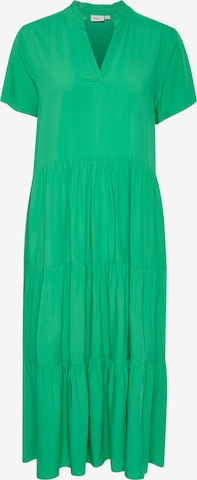 SAINT TROPEZ Jurk 'Eda' ' in Groen: voorkant