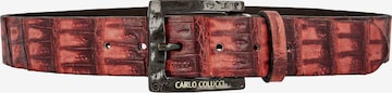 Carlo Colucci Gürtel ' Ciaccia ' in Rot