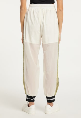 myMo ATHLSR Tapered Trousers in White