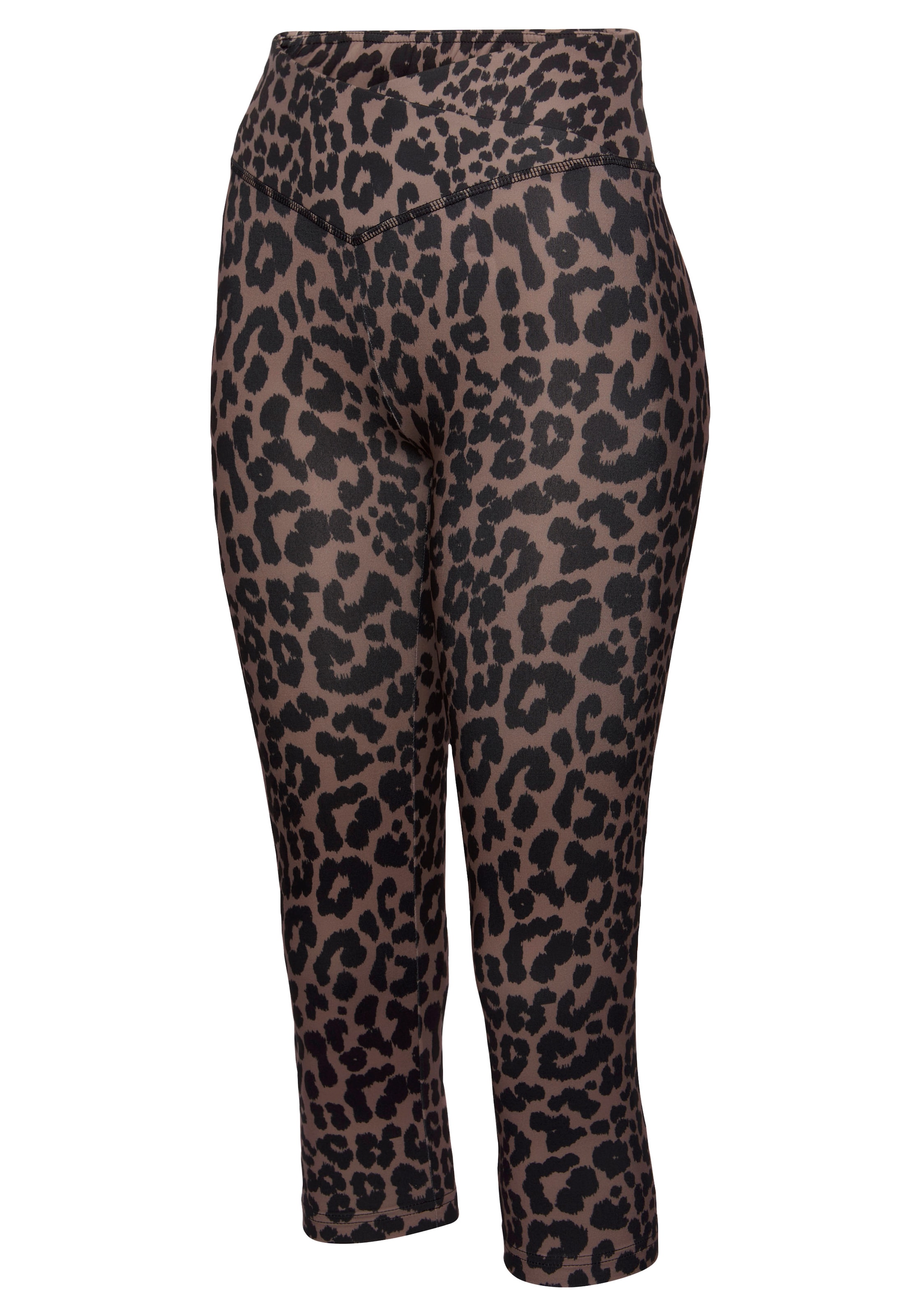 Skinny Pantaloni sport de la LASCANA ACTIVE pe maro: față