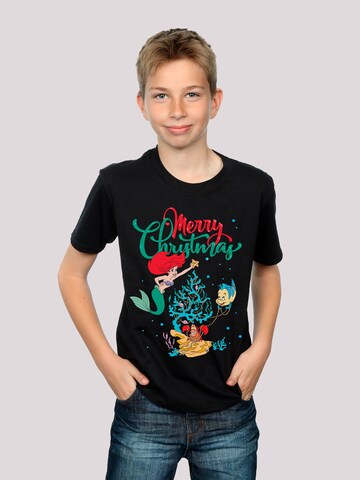 T-Shirt 'Weihnachten' F4NT4STIC en noir : devant