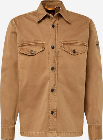 BOSS Between-Season Jacket 'Lovelock' in Beige: front