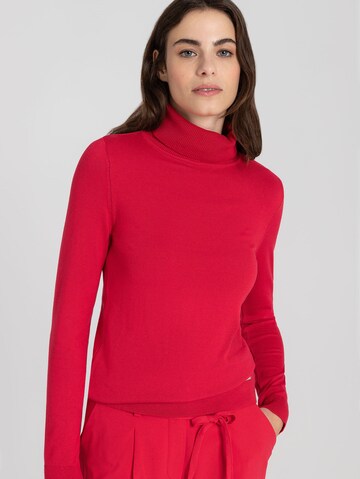 Pull-over MORE & MORE en rouge : devant