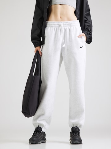 Nike Sportswear Tapered Byxa 'Phoenix Fleece' i beige: framsida