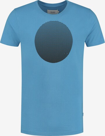 Shiwi T-shirt i blå: framsida