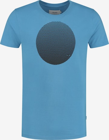 Shiwi T-shirt i blå: framsida