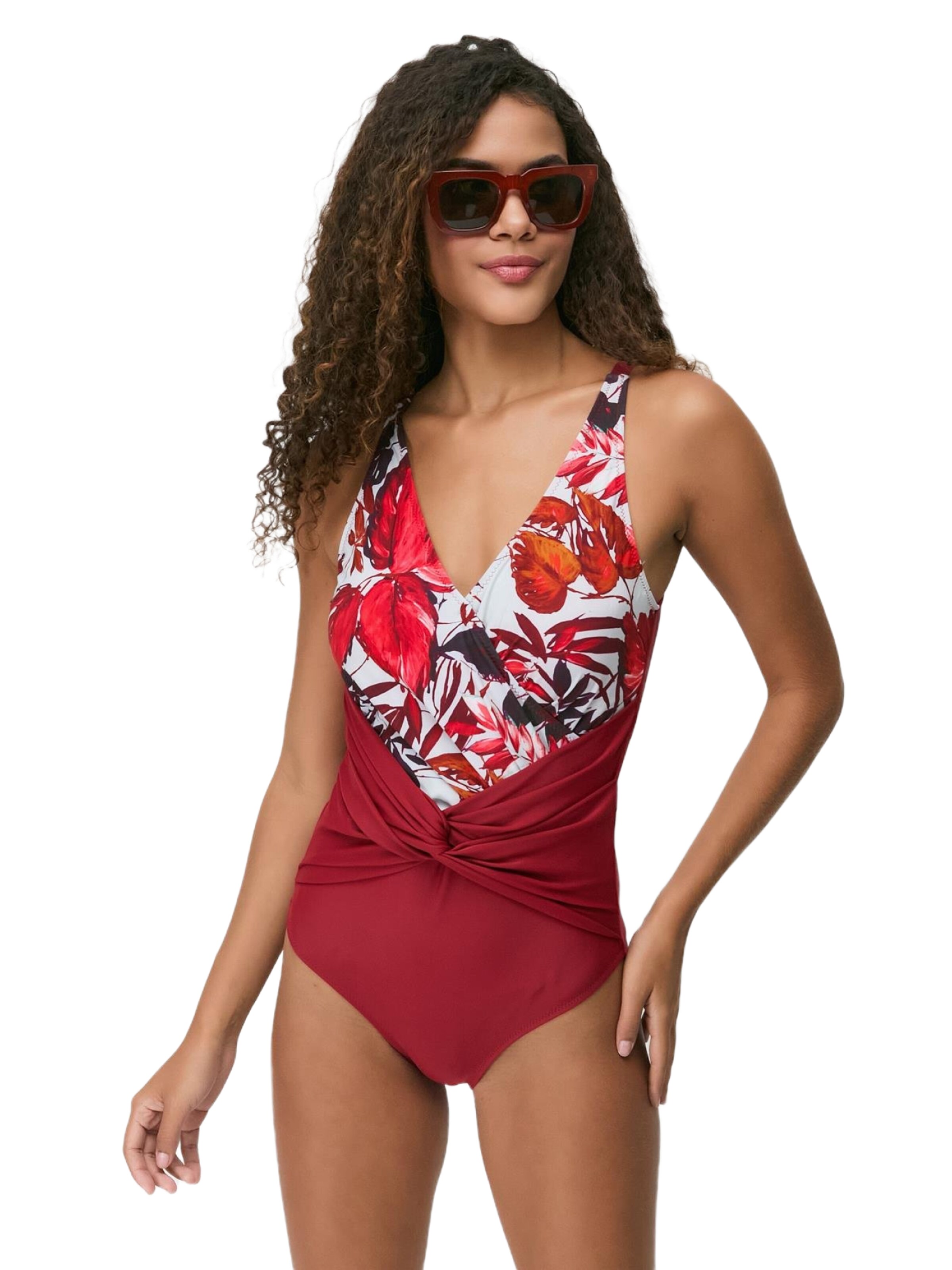 C&City Triangel Badpak in Rood: voorkant