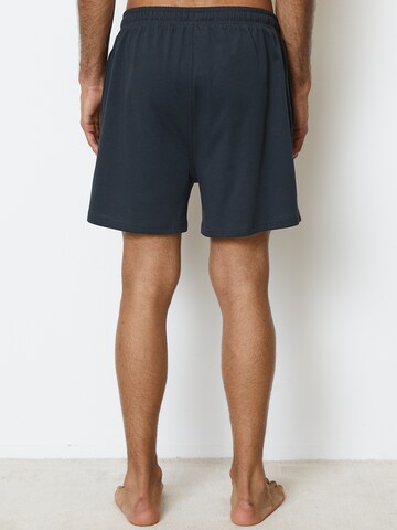 Marc O'Polo Loosefit Shorts ' Mix & Match Cotton ' in Blau