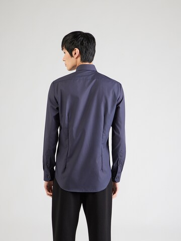 Michael Kors Slim fit Overhemd in Blauw: terug