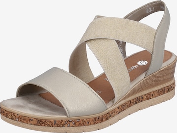 REMONTE Sandals in Silver: front