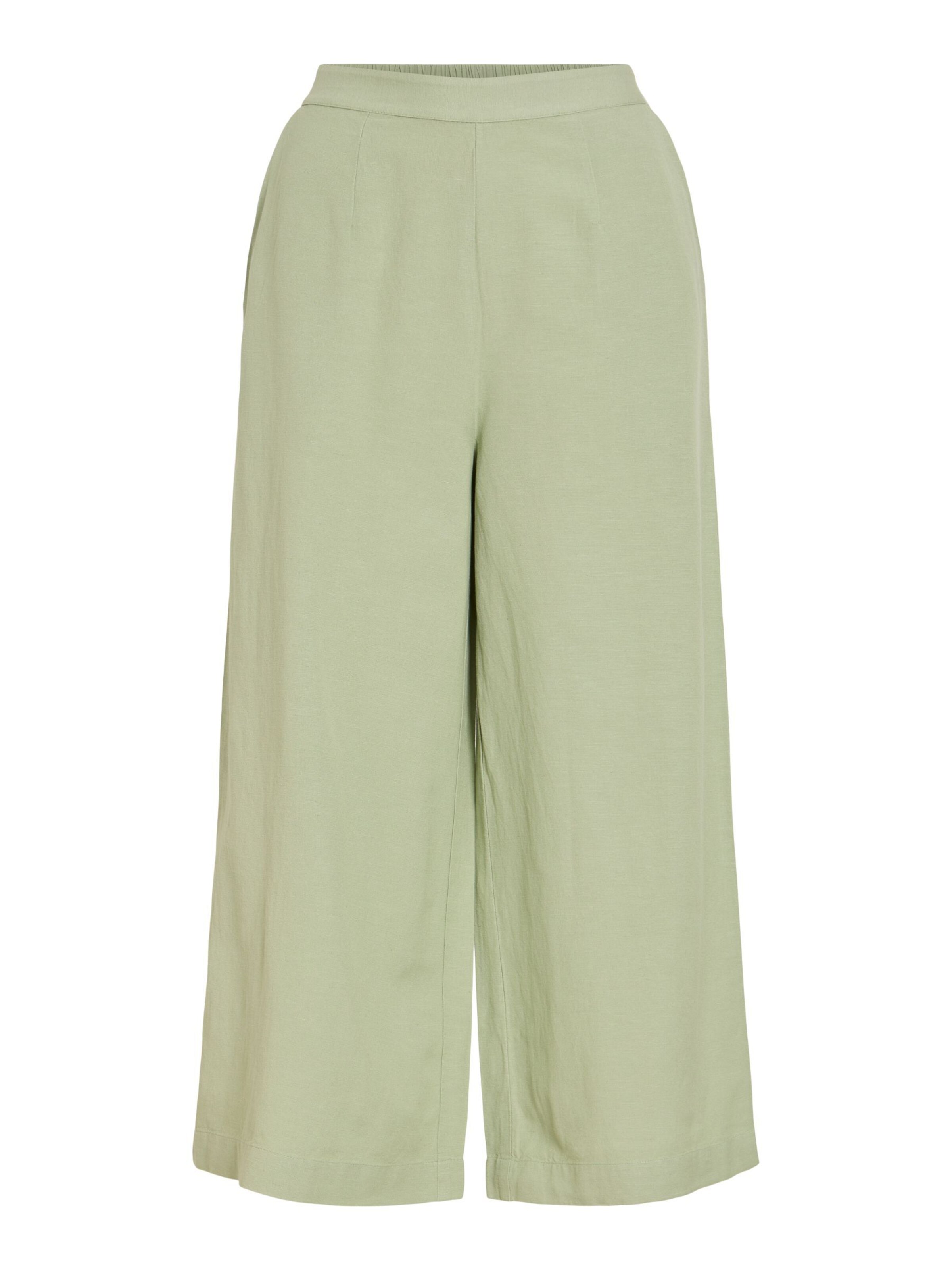 VILA Trousers 'VIPRISILLA' in Green: front