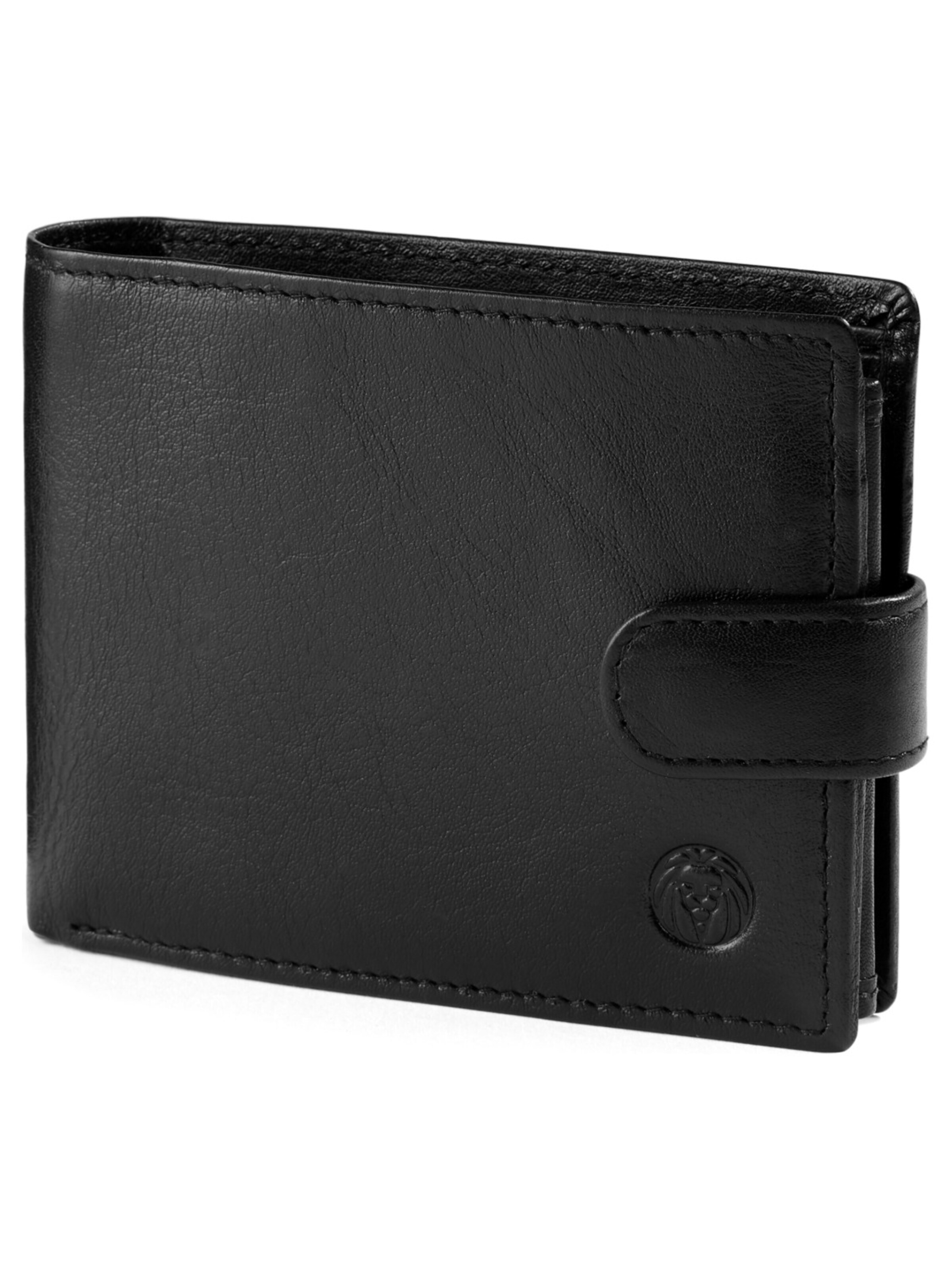 Lucleon Wallet 'Texas' in Black: front