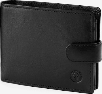 Lucleon Wallet 'Texas' in Black: front