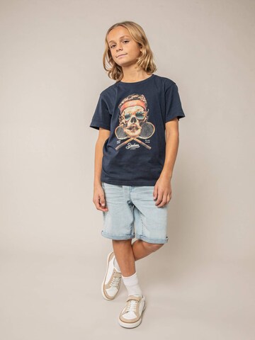 T-Shirt 'Tennis' Deeluxe en bleu